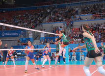 Bakı 2015: Voleybol yarışlarında bürünc medal qarşılaşması. Azərbaycan, 27 iyun 2015